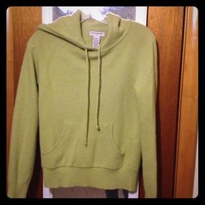 Banana republic angora wool blend hooded sweater